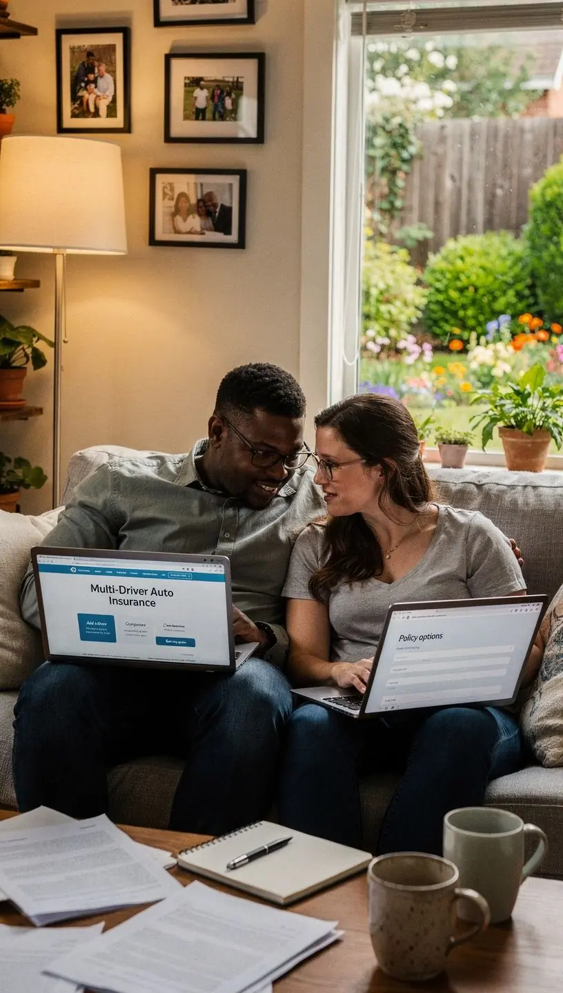 Zrzut ekranu aplikacji wspierającej kierowców w wyborze najlepszego ubezpieczenia.